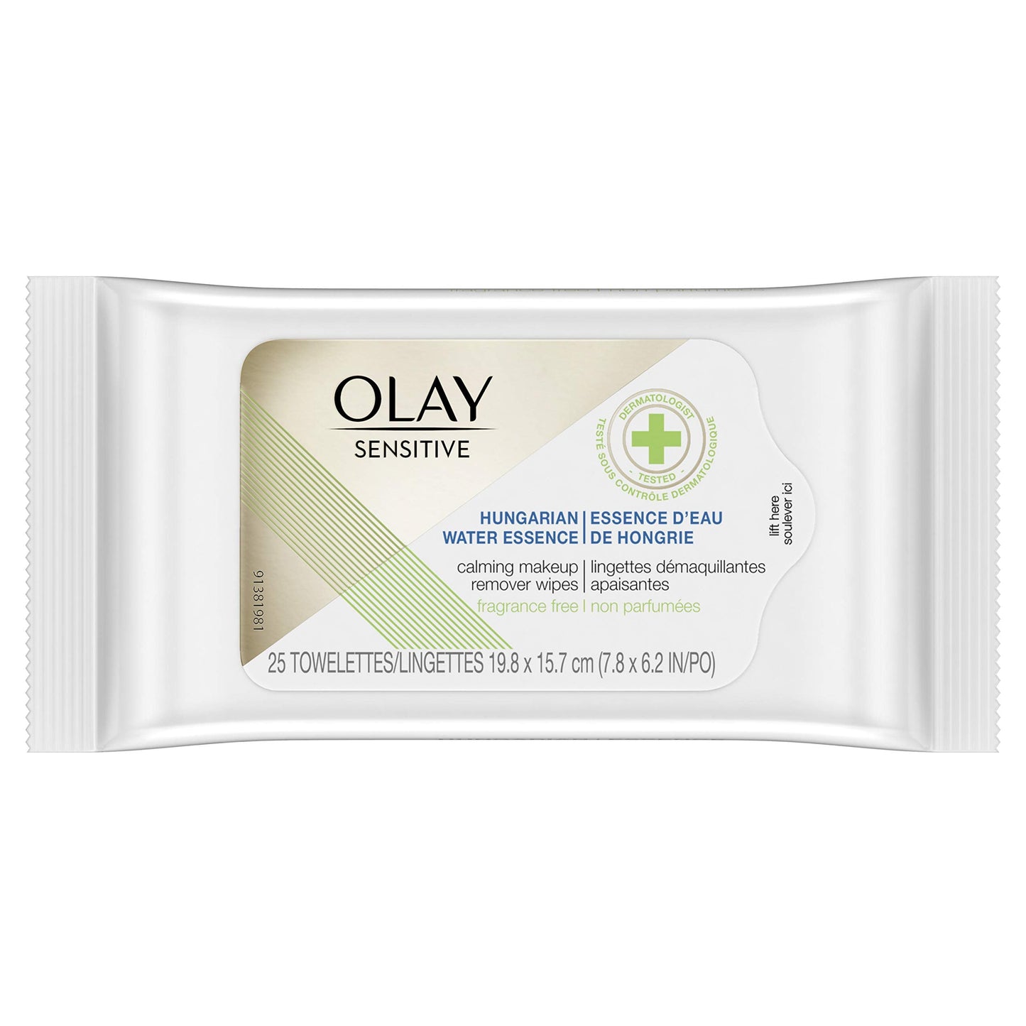 Olay Sensitive Hungarian Water Essence Calming Makeup Remover Wipes - 25ct, 25count Beauty & Personal Care Olay
