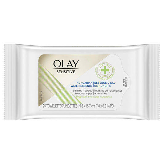 Olay Sensitive Hungarian Water Essence Calming Makeup Remover Wipes - 25ct, 25count Beauty & Personal Care Olay