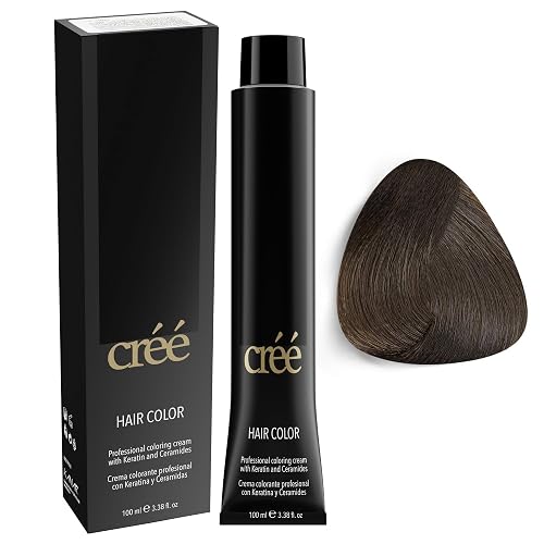 Cree Professional 6.1 - Dark Ash Blond Permanent Hair Color - Long Lasting, Rich Vibrant - Gray Coverage 100ml - 3.4 fl.oz. Beauty & Personal Care Créé