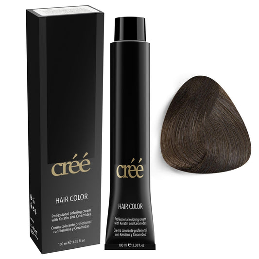 Cree Professional 6.1 - Dark Ash Blond Permanent Hair Color - Long Lasting, Rich Vibrant - Gray Coverage 100ml - 3.4 fl.oz. Beauty & Personal Care Créé