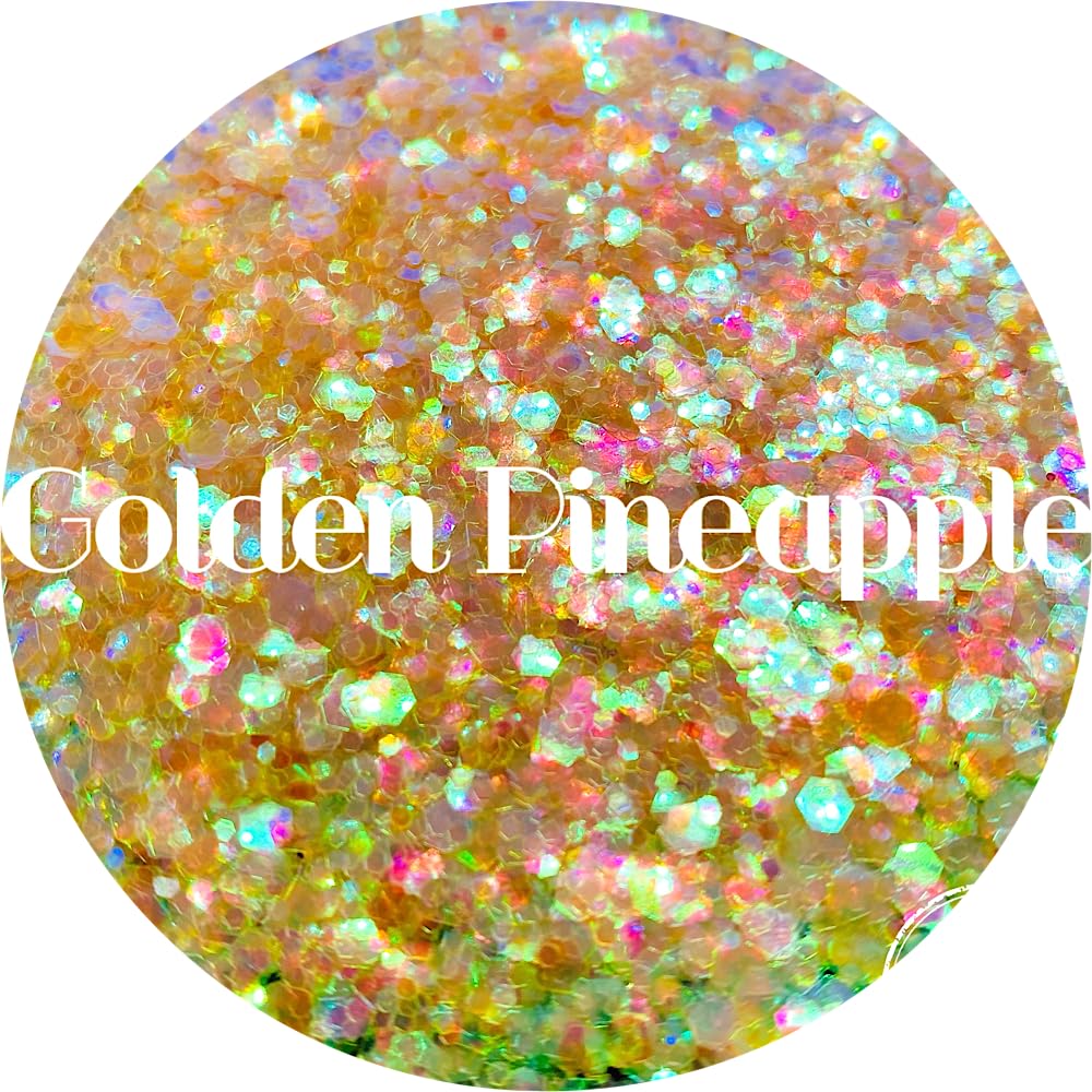 Yellow Polyester Glitter | Craft Glitter | Glitter for Arts & Crafts | Tumblers | Cosmetics | Nails | Epoxy Resin Art | Slime | DIY | Body Glitter | 1 Beauty & Personal Care Glitter Heart Co.
