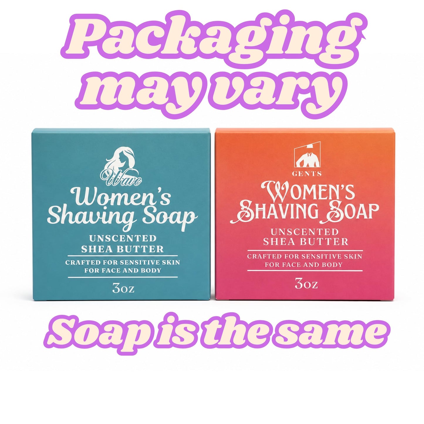 Women's Unscented Shea Butter All Natural Shaving Soap - Ideal for Sensitive Skin, Long Lasting, and Perfect for Shaving Legs - Moisturizes Beauty and Personal Care G.B.S