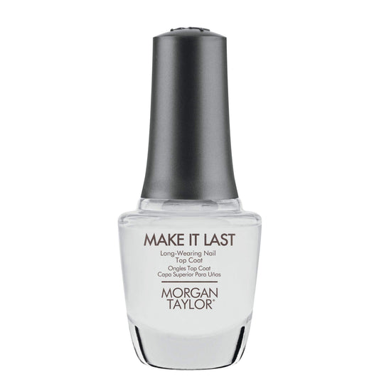 Morgan Taylor Make It Last - Chip-Resistant Long-Wear Top Coat, 15 mL