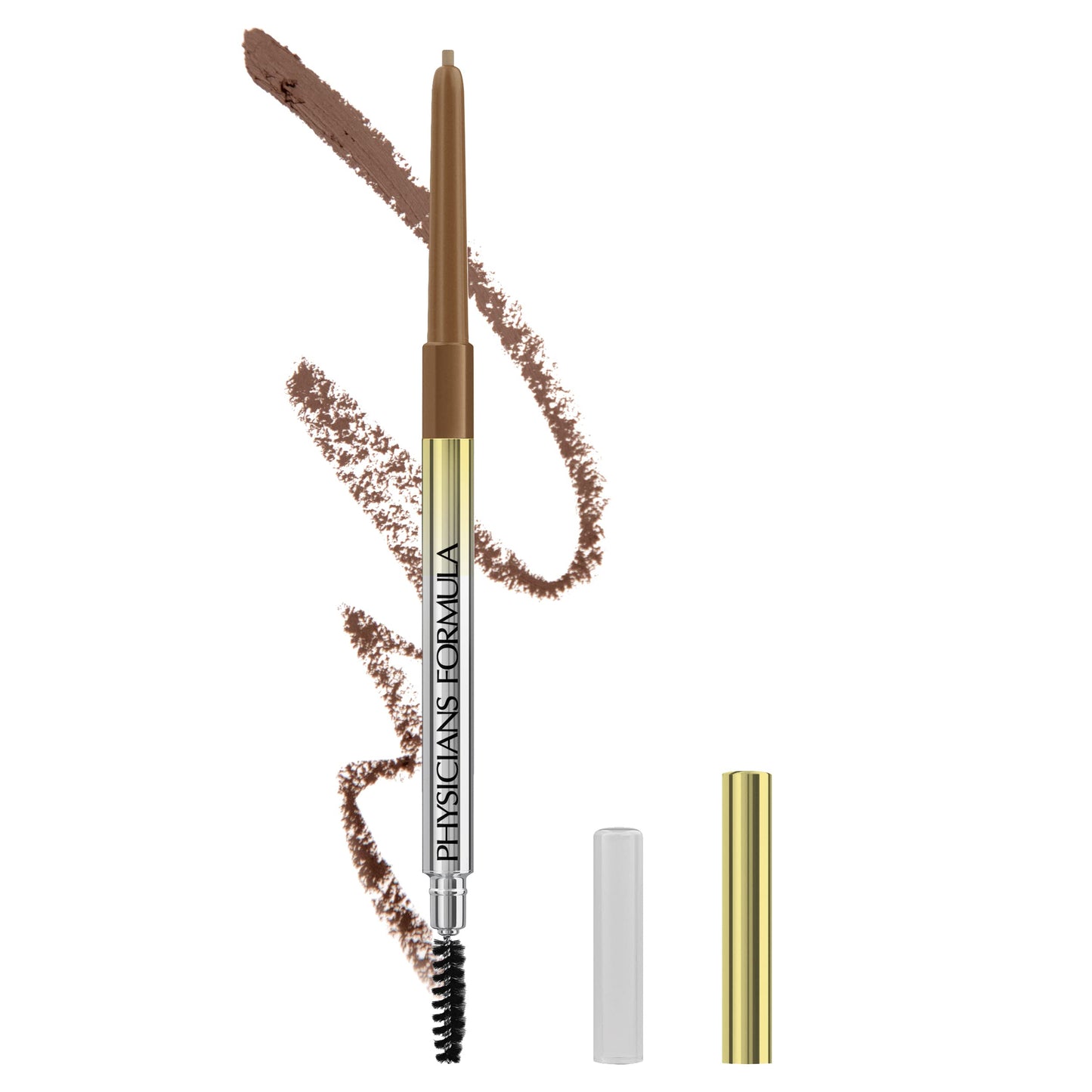 Physicians Formula Eyebrow Retractable Slim Definer Brow Pencil, Taupe Brown, Dual-Sided Brow Brush, Fine Tip, Shapes, Defines, Fills Brow Makeup | Beauty & Personal Care Physicians Formula