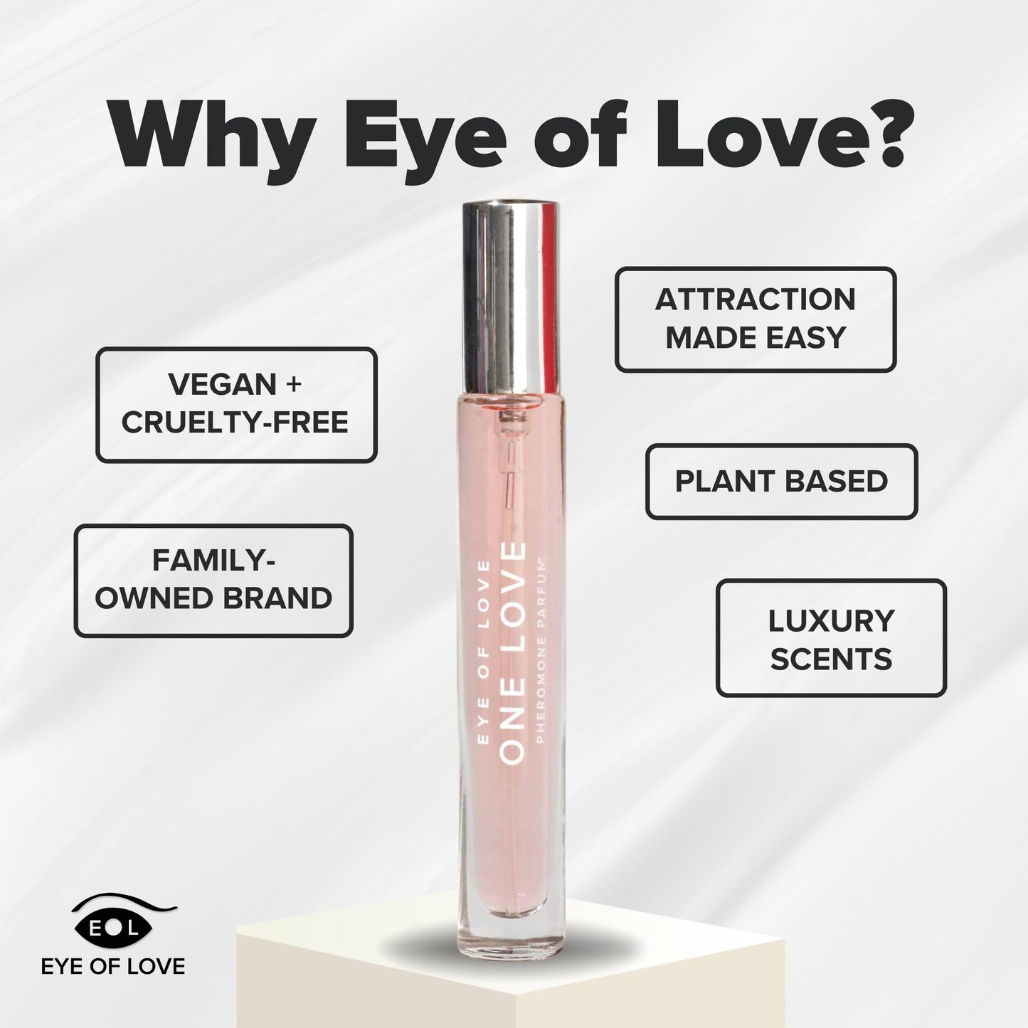 Eye Of Love One Love Pheromone Parfum for Women, 10ml Travel Size, Soft Warm Floral Fragrance for Daily and Evening Wear Beauty & Personal Care EOL EYE OF LOVE