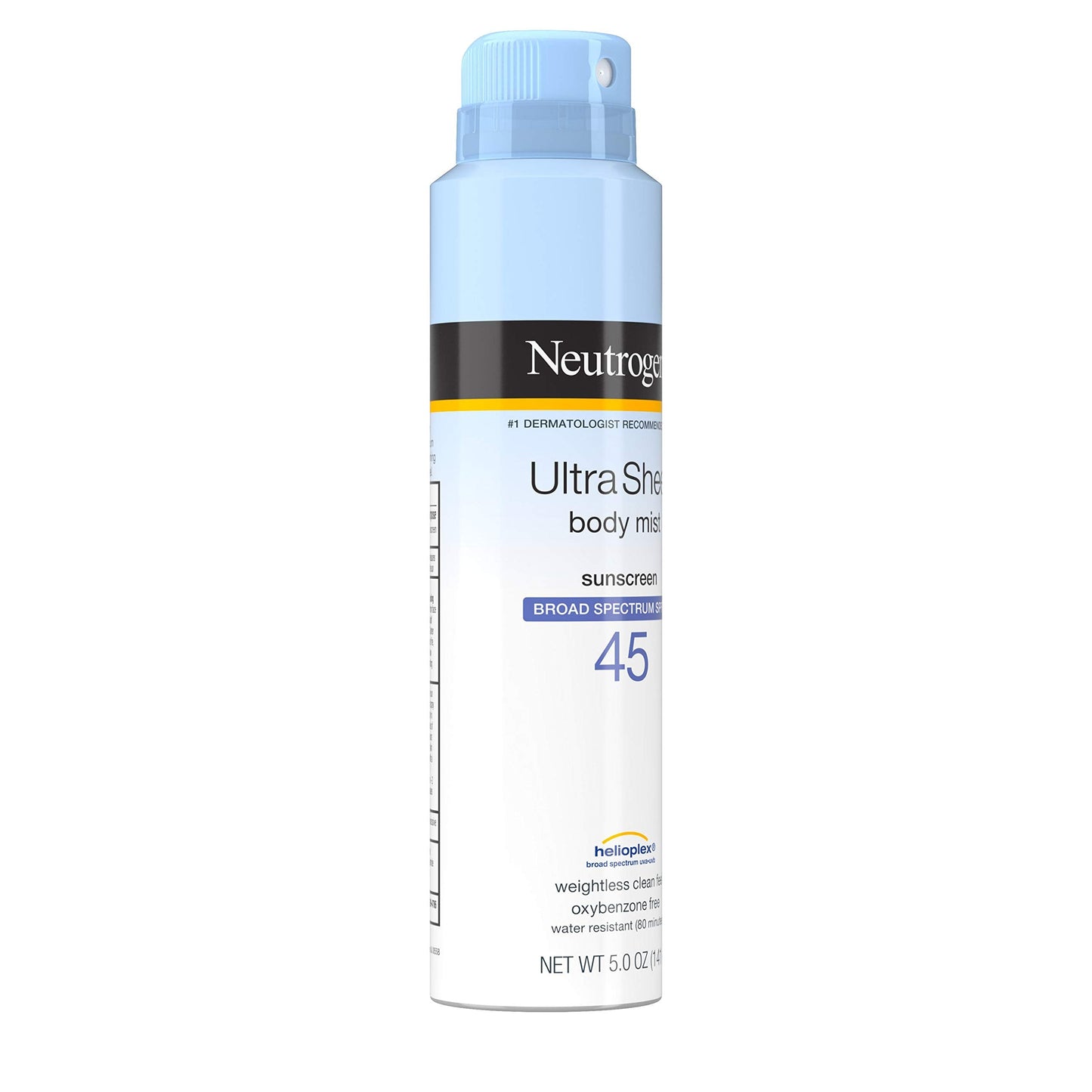 Neutrogena Ultra Sheer Spf#45 Body Mist Full Reach Spray 5 Ounce (148ml) (3 Pack) Beauty & Personal Care Neutrogena