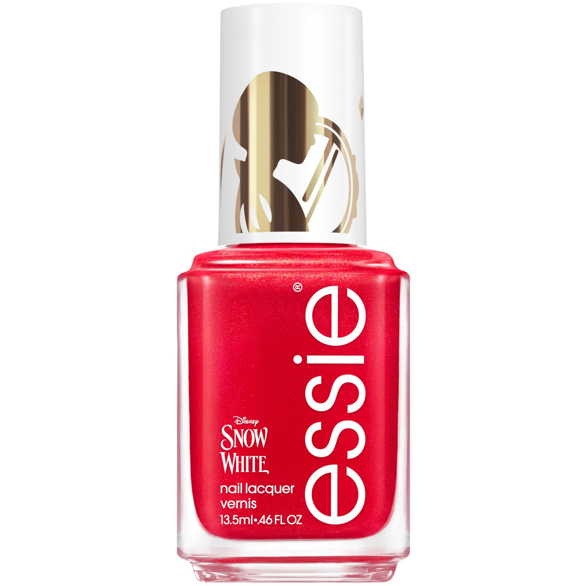 essie salon-quality nail polish, vegan, Disney's Snow White, red, just take a bite, 0.46 fl oz