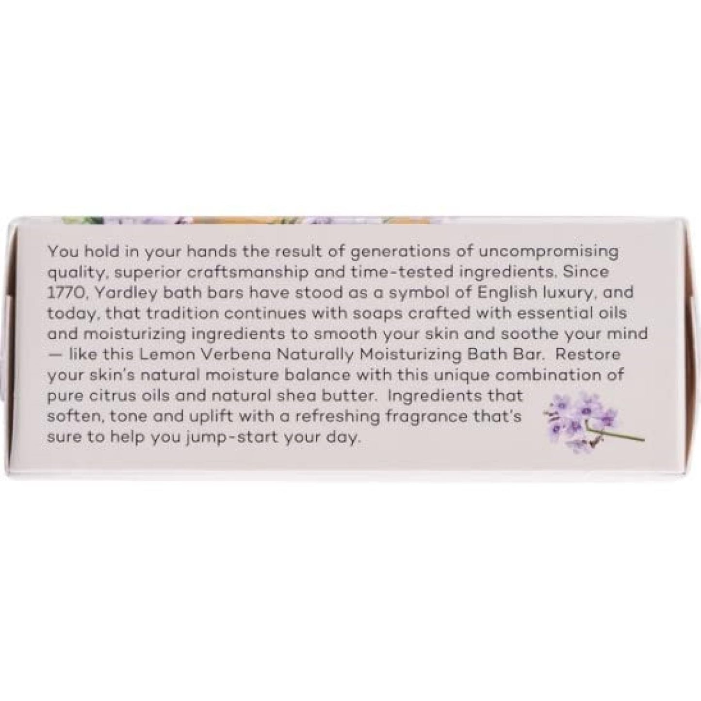 Yardley London Lemon Verbena with Shea Butter & Pure Citrus Oil Moisturizing Bar 4.25 ozr (Pack of 6) Beauty & Personal Care Yardley