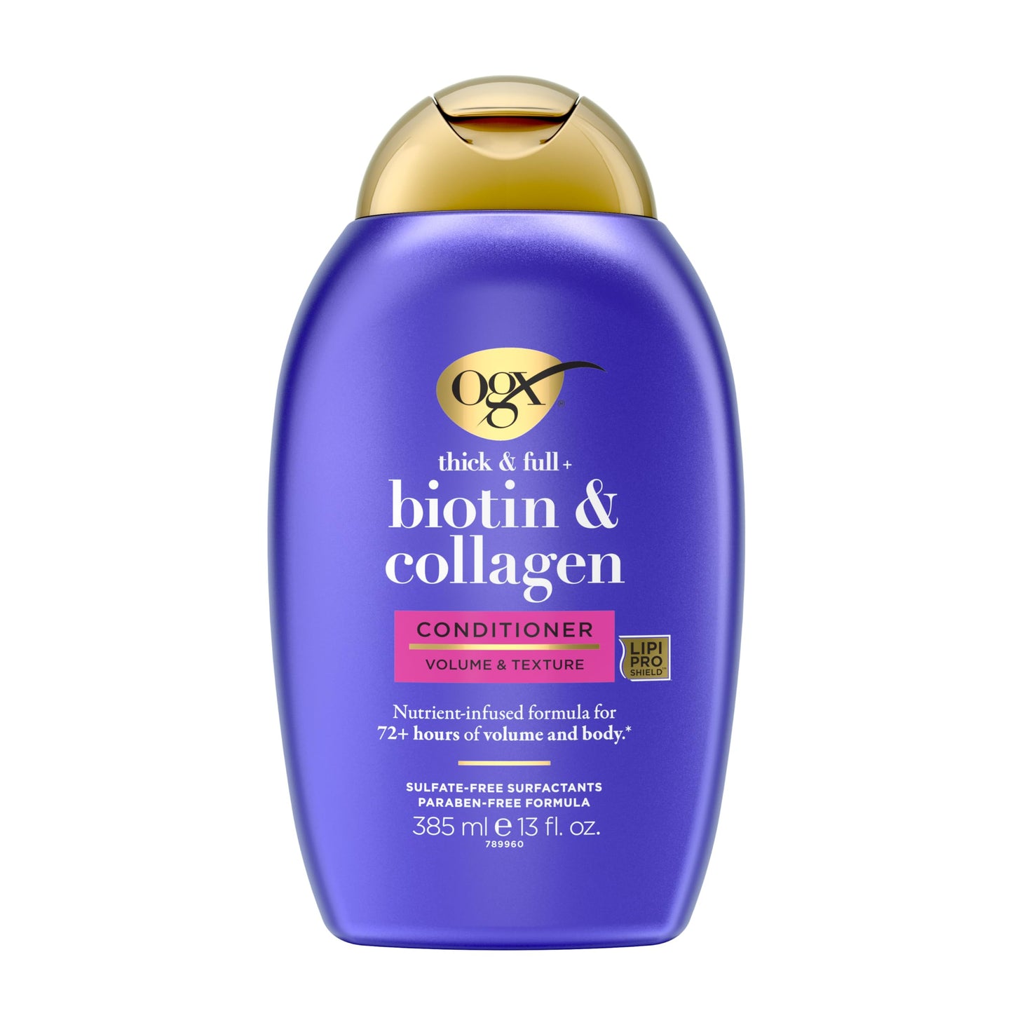 OGX Thick & Full + Biotin & Collagen Volumizing Conditioner, Nutrient-Infused Conditioner with Vitamin B7 Biotin Gives Hair Volume & Body for 72+ Beauty & Personal Care OGX