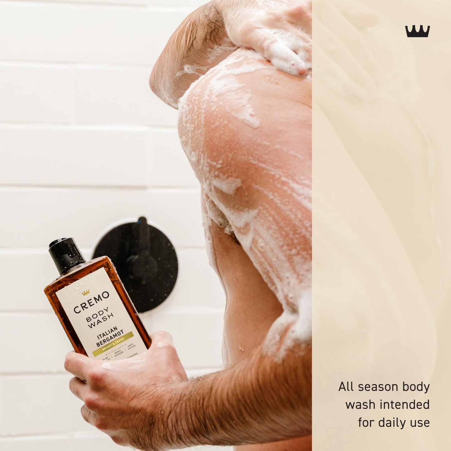 Cremo Body Wash for Men, Rich-Lathering Italian Bergamot, 16 Fl Oz Beauty & Personal Care Cremo