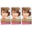 L'Oreal Paris Excellence Creme, 6 Light Brown, Pack of 3, (Packaging May Vary) Beauty & Personal Care L'Oreal Paris