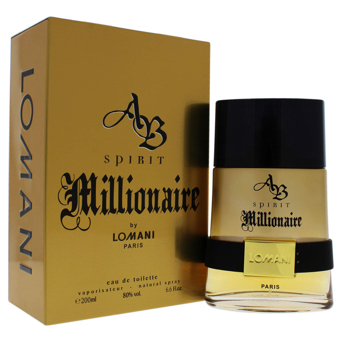 Lomani Ab Spirit Millionaire By Lomani for Men - 6.6 Fl. Oz Edt Spray, Brown Beauty & Personal Care Lomani