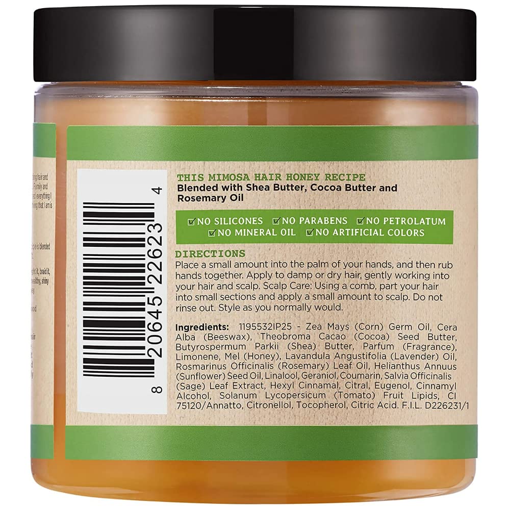 Carol's Daughter Mimosa Hair Honey Shine Pomade for Textured and Curly Hair - with Shea Butter & Rosemary Oil, 8 fl oz Beauty & Personal Care Carol's Daughter