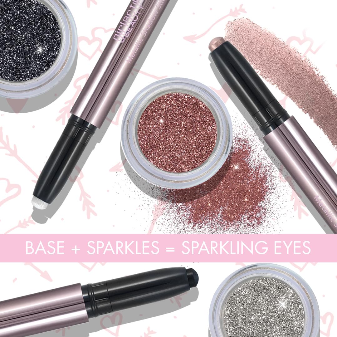 Girlactik Creamy Eyeshadow Stick- Long Lasting and Water-Resistant, Shimmering and Matte Colors Eye Shadow Stick Makeup, Built-in sharpener - 2 g… Beauty & Personal Care Girlactik