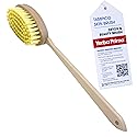 Yerba Prima Tampico Skin Brush for Exfoliation, Dry Brushing, and Blood Circulation with Natural Fiber Bristles and an All-Natural Maple Wood Handle Beauty & Personal Care Yerba Prima