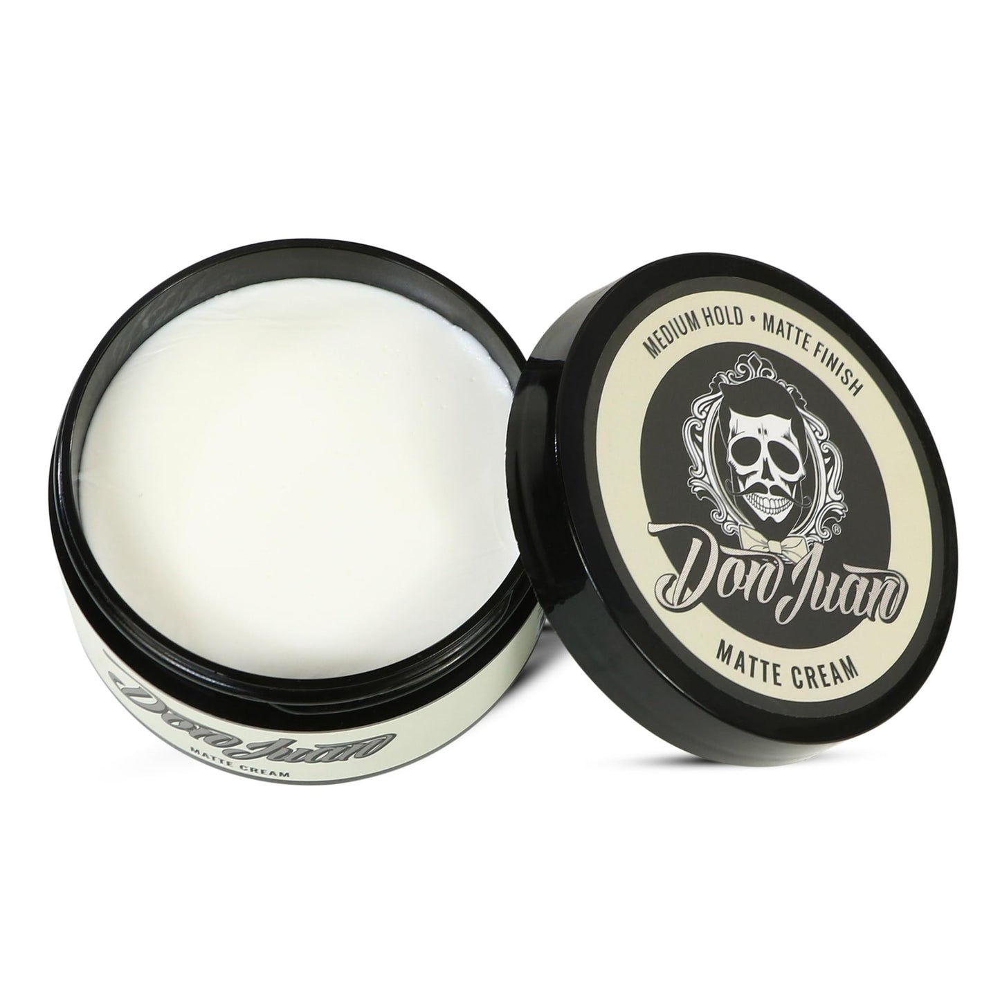 Don Juan Handcrafted Matte Cream Pomade 4oz - Medium Hold - Matte Finish - Water Based - Barbershop Scent Beauty & Personal Care Don Juan