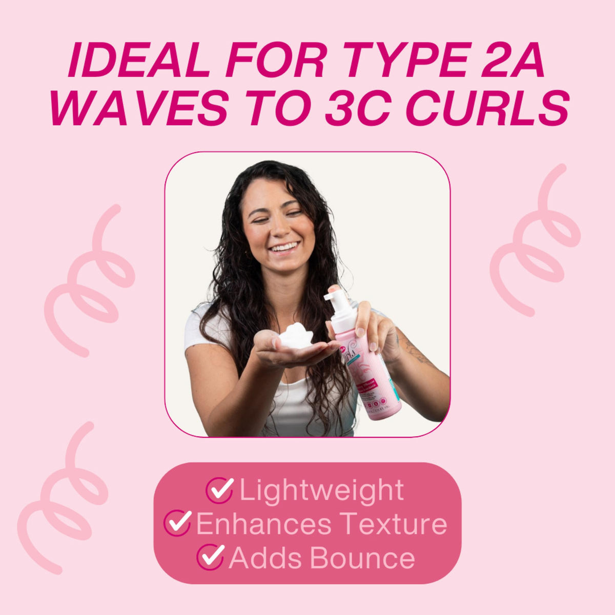 Dippity-Do Girls With Curls De-Frizz Curl-Boosting Mousse Duo, 2 Pack