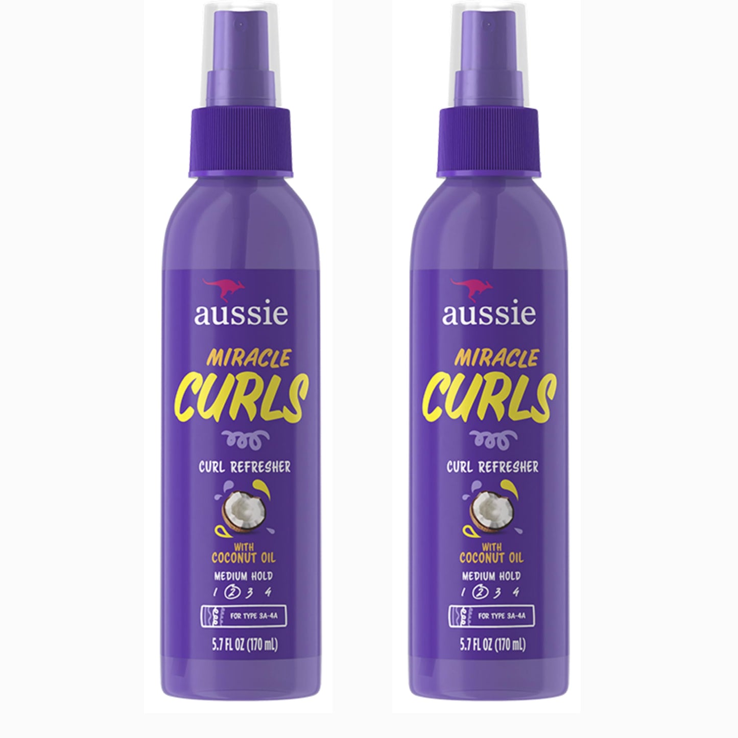 Aussie Miracle Curls Curl Refresher Maximum Hold 5.7 Ounce (170ml) (Pack of 2) Beauty & Personal Care Aussie