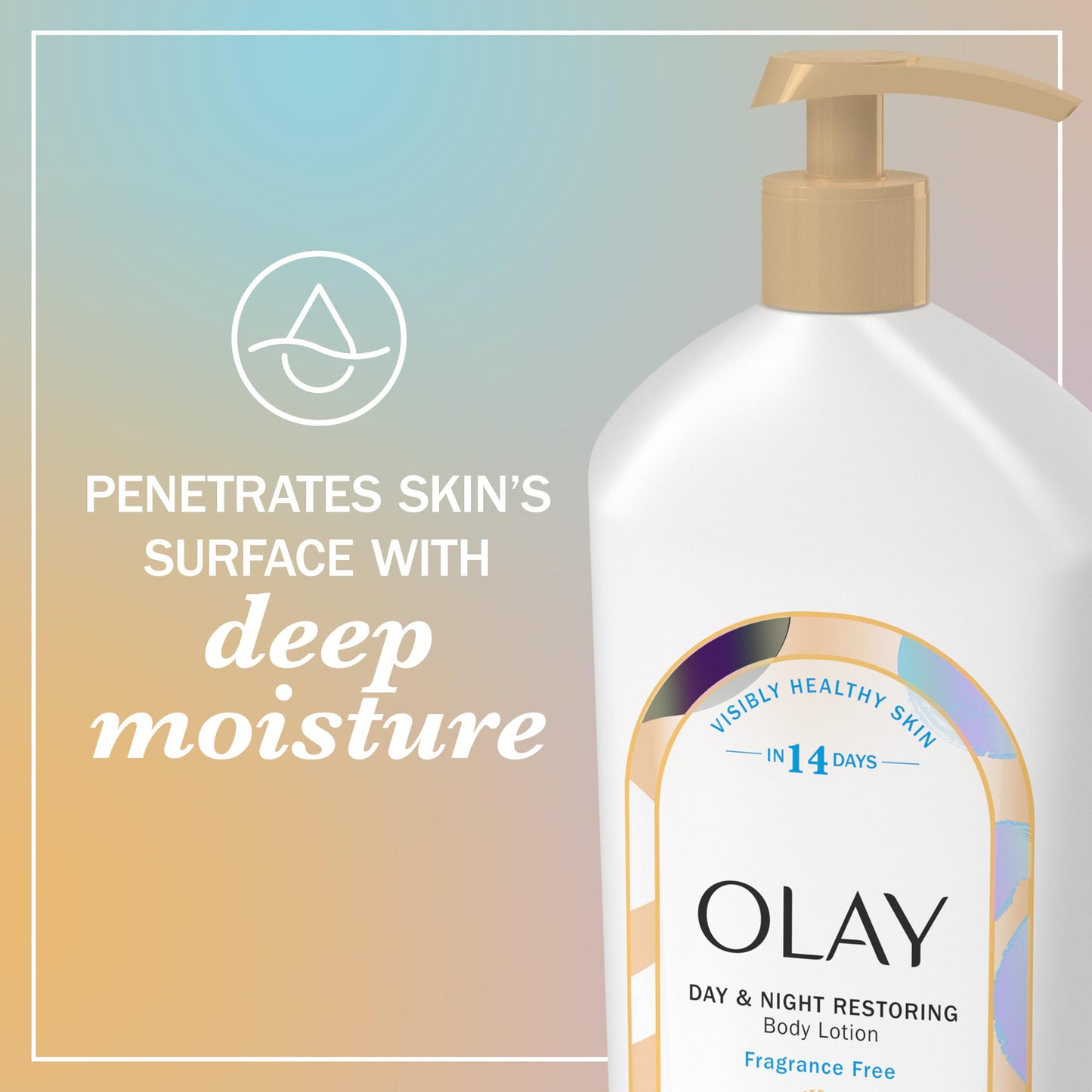 Olay Body Lotion for Women, Day & Night Restoring, 24hr Moisturizing & Deep Hydration, Absorbs Instantly, Penetrating Vitamin B3 Complex, For All Skin Beauty & Personal Care Olay