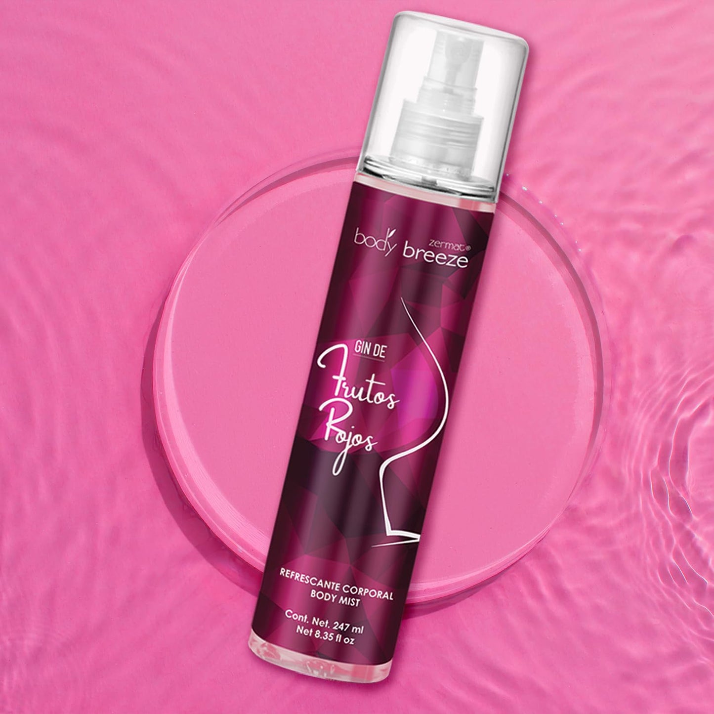 Zermat Gin de Frutos Rojos, Body Mist for Women -Formulated with glycerin to help preserving skin hydration. 8.35 Fl. Oz. Beauty & Personal Care Zermat