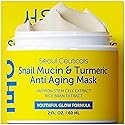 SeoulCeuticals Korean Face Mask Skin Care - Snail Mucin Turmeric Mask for Face - Cruelty Free K Beauty Anti Aging Face Mask for Healthy, Youthful Glow Beauty & Personal Care SeoulCeuticals