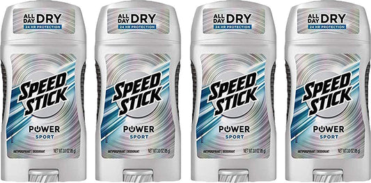 Speed Stick Power Anti-Perspirant Deodorant Unscented 3 oz (Pack of 4) Beauty and Personal Care Speed Stick