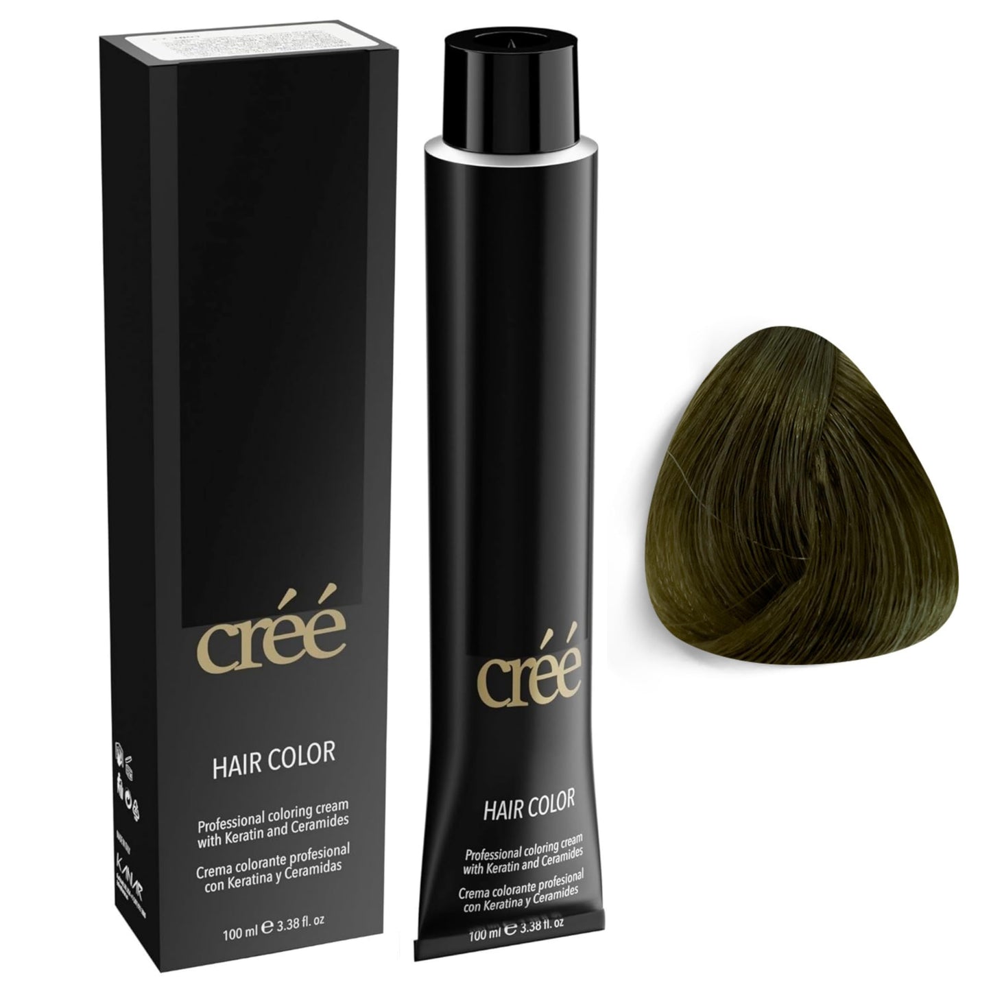 Cree Professional 8.17 - Mat Light Blond Permanent Hair Color - Long Lasting, Rich Vibrant - Gray Coverage 100ml - 3.4 fl.oz. Beauty & Personal Care Créé