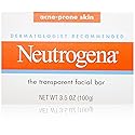 Neutrogena Transparent Facial Bars, Acne-Prone Skin Formula, 3.5 Ounce (Pack of 8) Beauty & Personal Care Neutrogena