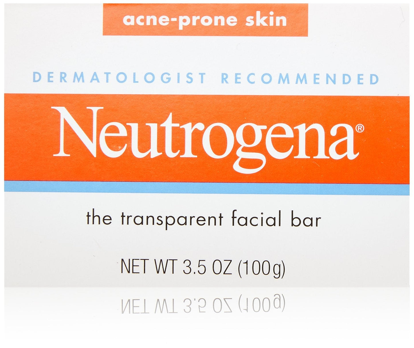 Neutrogena Transparent Facial Bars, Acne-Prone Skin Formula, 3.5 Ounce (Pack of 8) Beauty & Personal Care Neutrogena