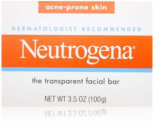 Neutrogena Transparent Facial Bars, Acne-Prone Skin Formula, 3.5 Ounce (Pack of 8) Beauty & Personal Care Neutrogena