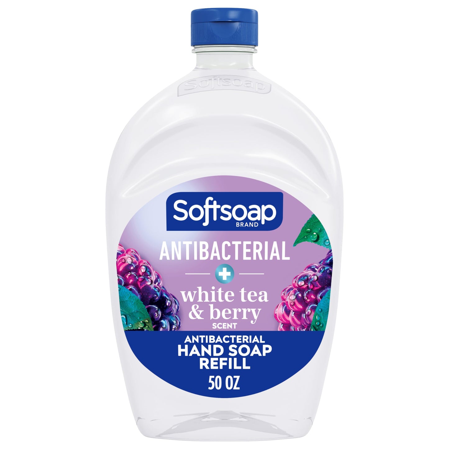 Softsoap Antibacterial Liquid Hand Soap Refill, White Tea & Berry Scented Hand Soap, 50 Ounce(Packaging May Vary) Beauty & Personal Care Softsoap