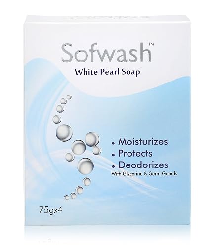Modicare Sofwash White Pearl Soap (Pack of 4) Beauty & Personal Care Modicare