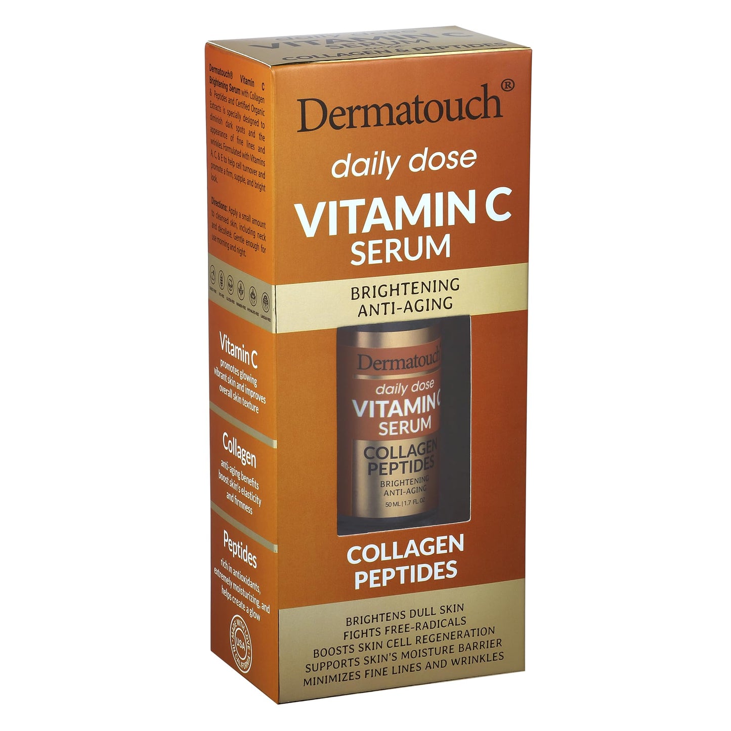 Dermatouch Daily Dose Vitamin C Serum, 1.7 fl oz - Made in America Beauty & Personal Care DERMATOUCH