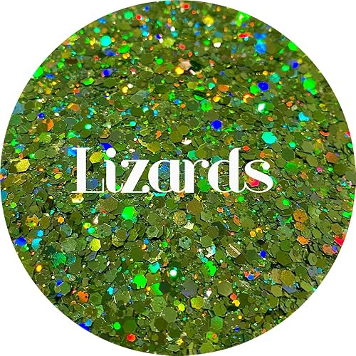 Green Polyester Glitter | Craft Glitter | Glitter for Arts & Crafts | Tumblers | Cosmetics | Nails | Epoxy Resin Art | Slime | DIY | Body Glitter | 1 Beauty & Personal Care Glitter Heart Co.