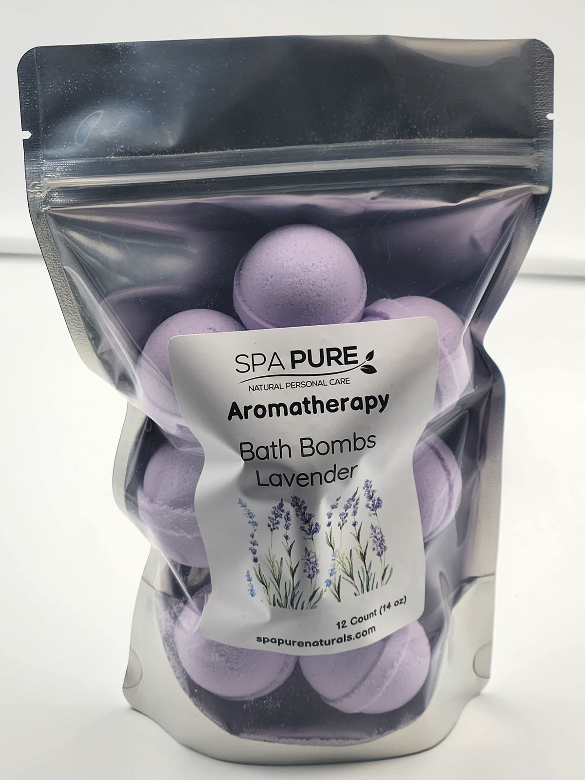 Essential Oil Bath Bombs - USA Made with Coconut Milk & Shea Butter - for a Luxurious at Home Spa Bath (12 Count) Pack of 1 (Lavender) Beauty & Personal Care Spa Pure