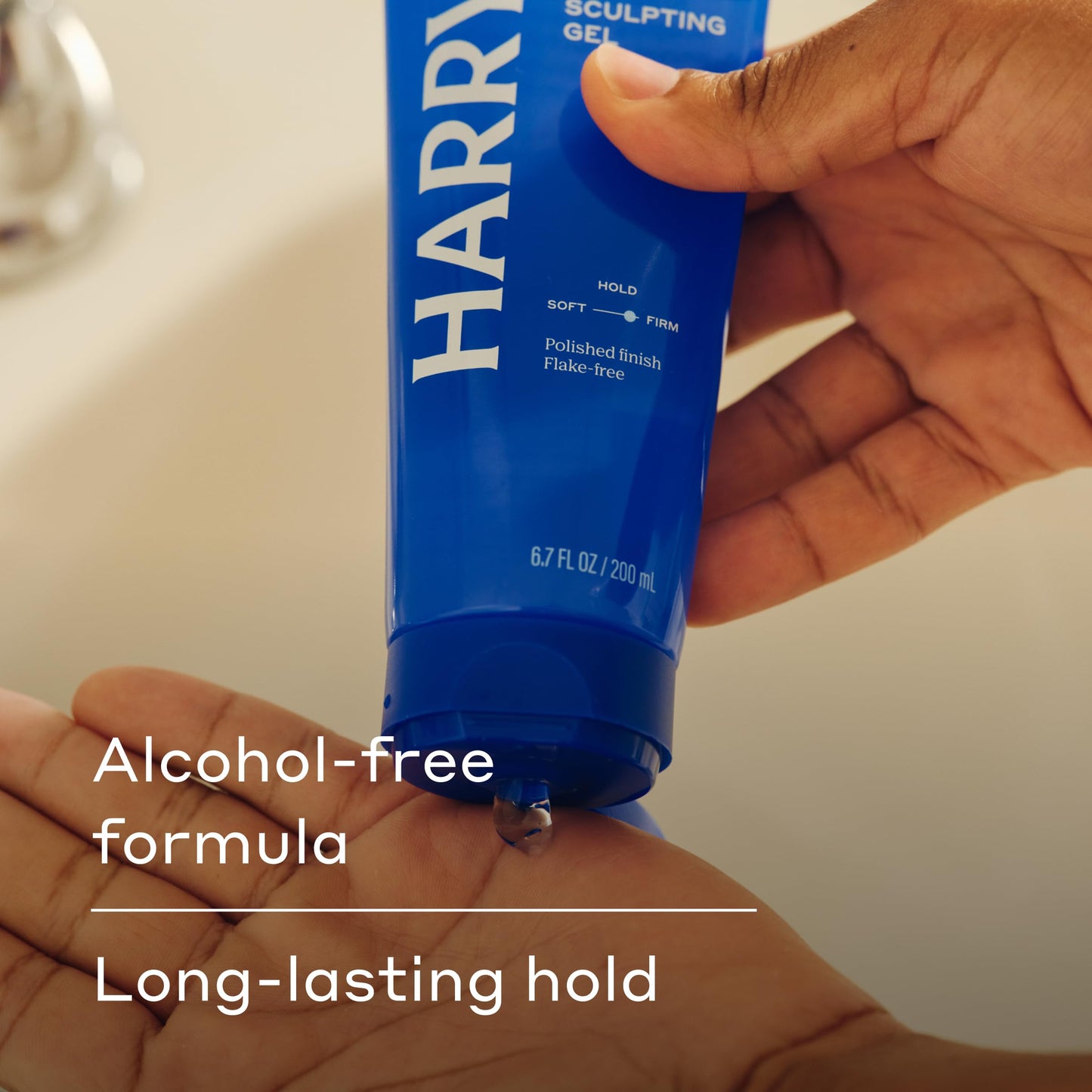 Harry's Sculpting Hair Gel for Men with Firm Hold and Polished Finish - 6.7 fl oz - Alcohol-Free Formula Beauty & Personal Care Harry's