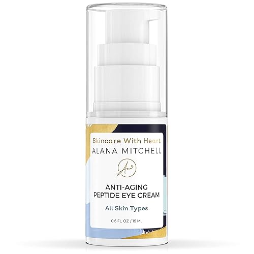 Anti-Aging Peptide Under Eye Cream - Peptide Eye Cream for Hydrated & Firm Skin - Under Eye Cream for Dark Circles and Puffiness - Anti Aging Eye Beauty & Personal Care Alana Mitchell