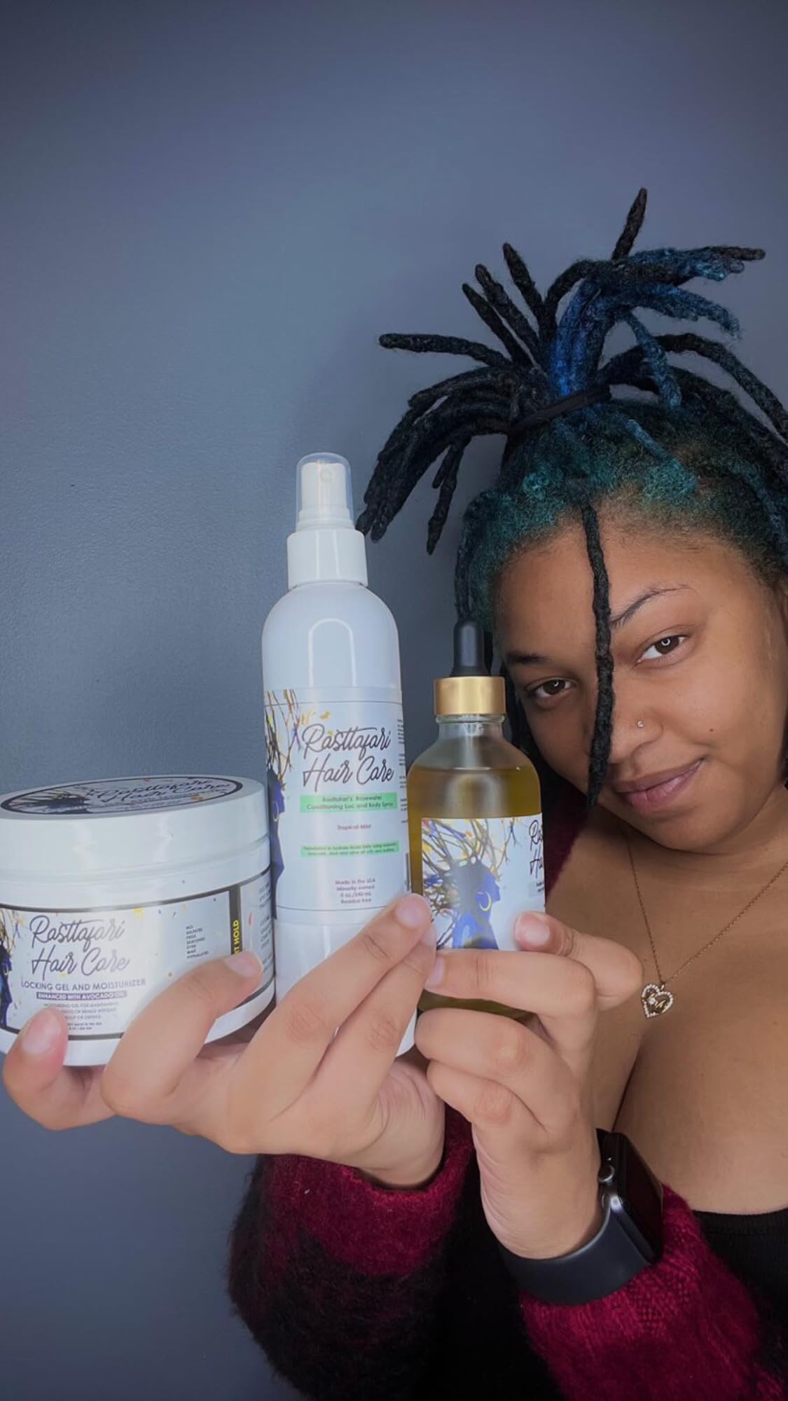 Rastta Locs Locking Gel and Moisturizer with Avocado Oil for Dreadlocks - 8oz Beauty & Personal Care Rasttafari Hair Care