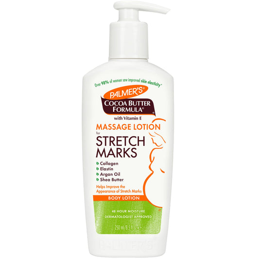 Palmer's Cocoa Butter Formula Massage Lotion For Stretch Marks, Pregnancy Skin Care, Belly Cream with Collagen, Elastin, Argan OIl and Shea Butter Beauty and Personal Care Palmer's Default Title