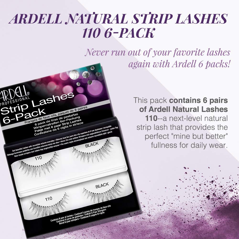 6 Pack Natural 110 Black Beauty & Personal Care Ardell