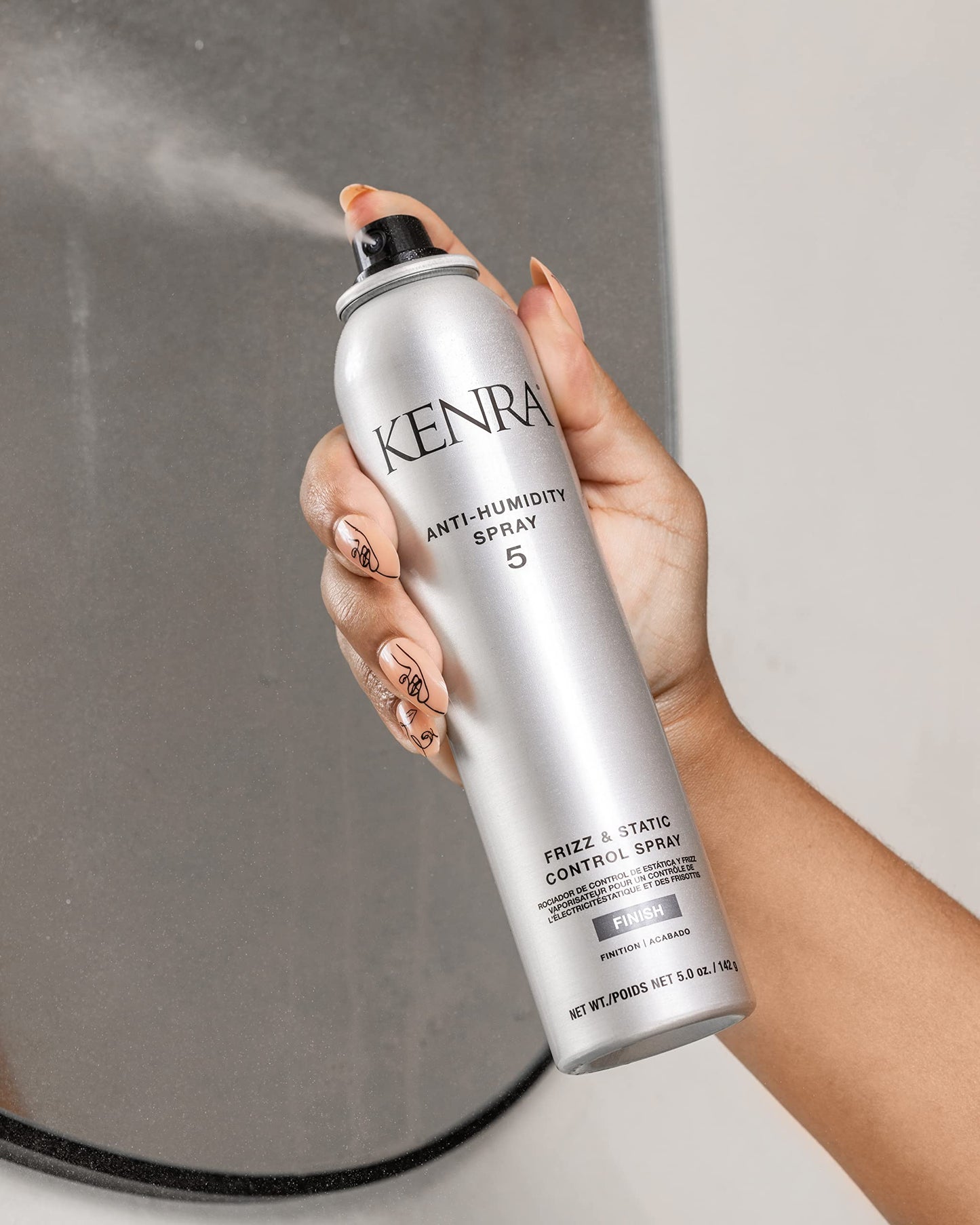 Kenra Professional Anti-Humidity Spray 5 Bundle | Frizz & Static Control Spray | 72-Hour Humidity Resistance & Protection | Lightweight, Low Hold Beauty and Personal Care Kenra