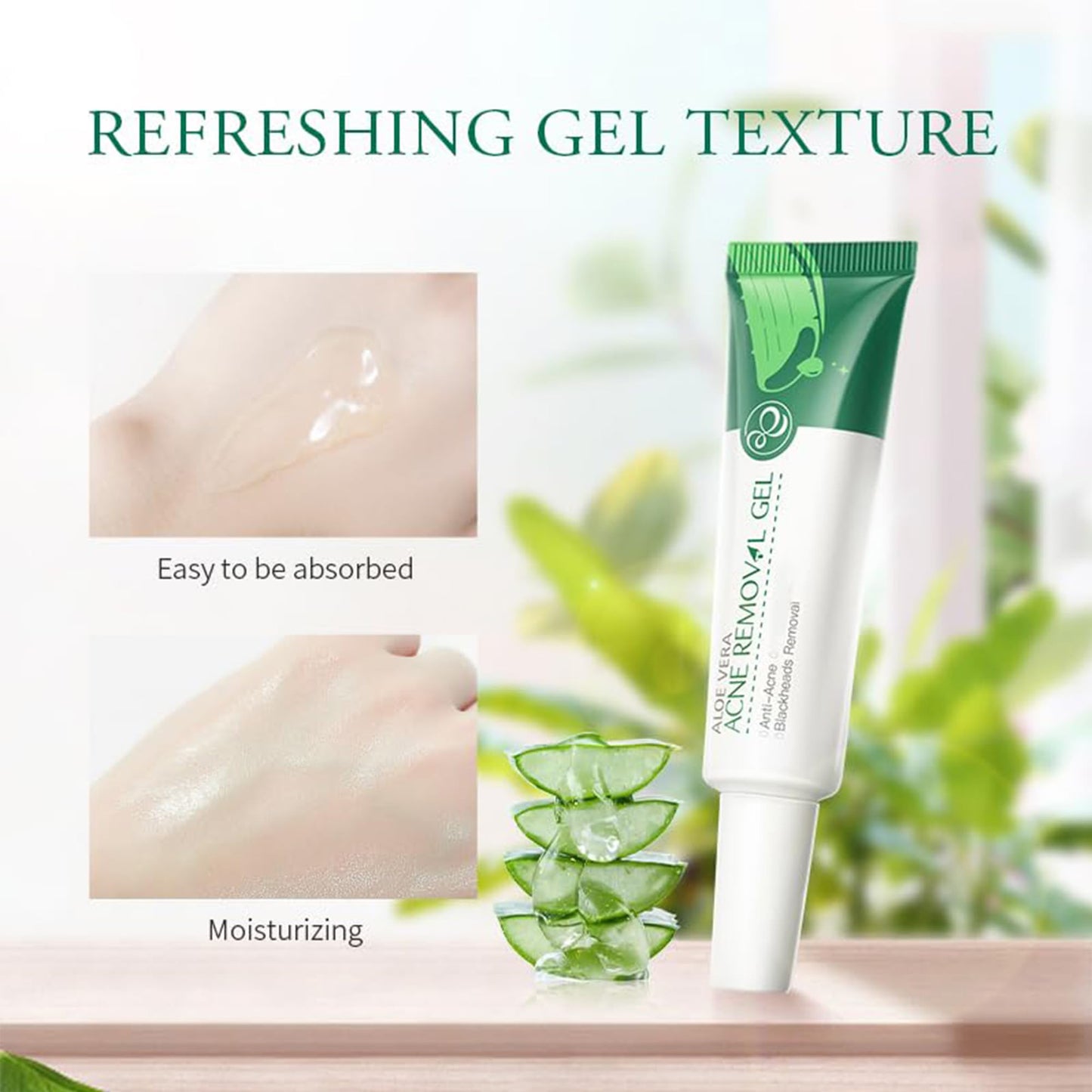 MIESCHER Organic Aloe Vera Gel - with Fresh Aloe Gel for Face and Body, Skin Care for Deeply & Rapidly Moisturizing, Firming, Sunburn Relieve Skin Beauty & Personal Care MIESCHER