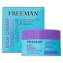 Freeman Rich Cream + Overnight Leave-On, Moisturizing Face Mask, Facial Mask For Dry Skin, Face Cream Infused With Magnesium & Hyaluronic Acid Beauty & Personal Care Freeman
