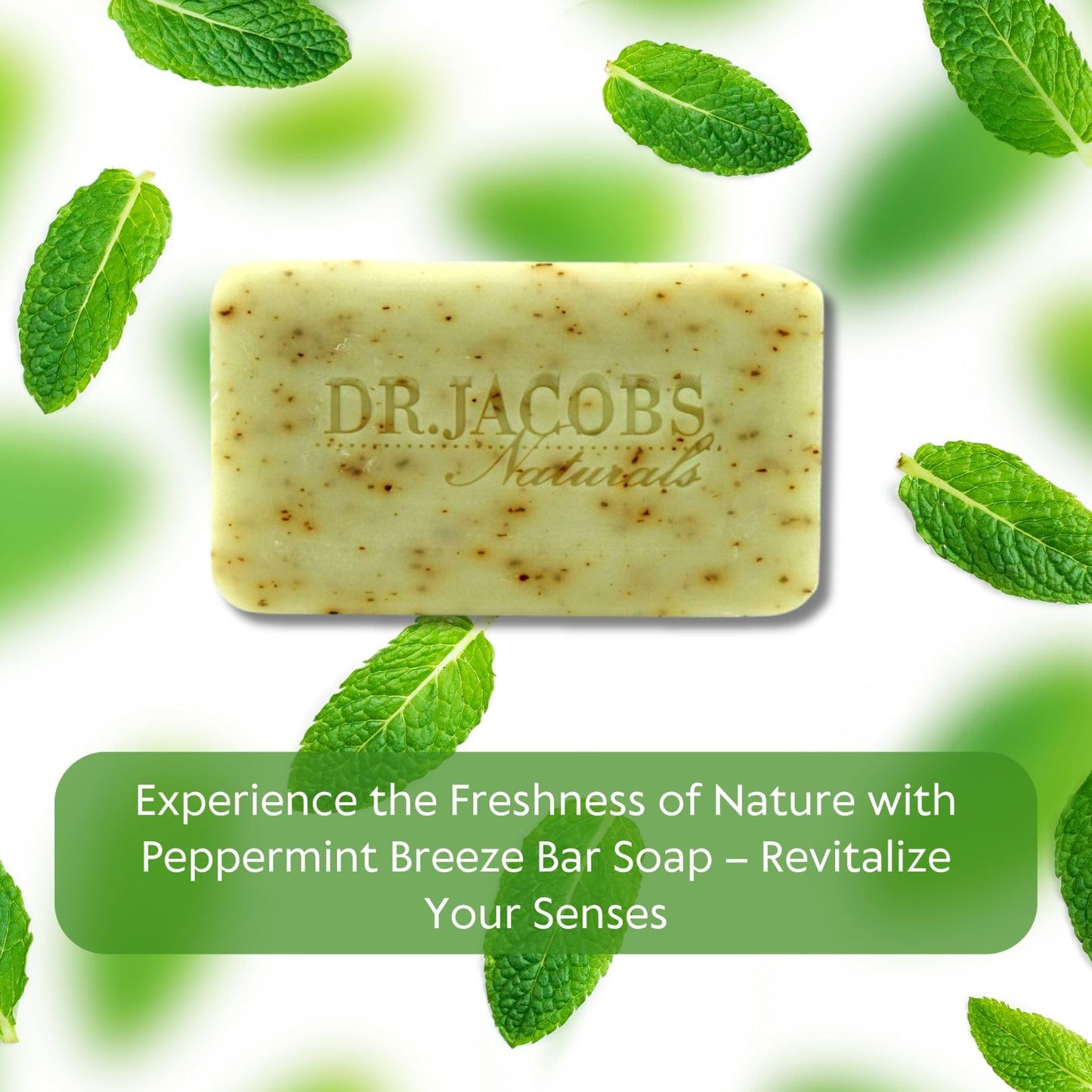 Dr Jacobs Naturals Pure Castile Vegan Bar Soap (Minty Cucumber Mojito, 5 oz, 2-pack) - Triple Milled Exfoliating, Made with Premium Organic Oils Beauty & Personal Care DR.JACOBS NATURALS
