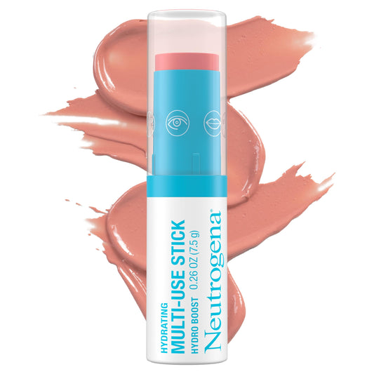Neutrogena Hydro Boost Hydrating Multi-Use Makeup Stick with Hyaluronic Acid, Gentle Multi-Use Colored Makeup Balm to Brighten Lips, Cheeks & Eyes Beauty & Personal Care Neutrogena