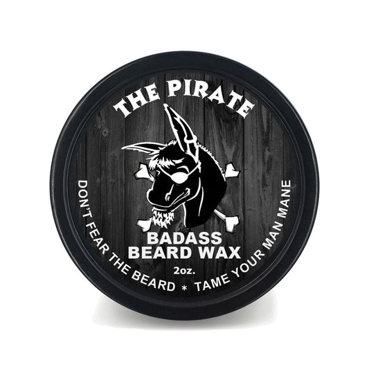Badass Beard Care Beard Wax For Men - The Pirate, 2 oz - Softens Beard Hair, Leaves Your Beard Looking and Feeling More Dense Beauty and Personal Care Badass Beard Care