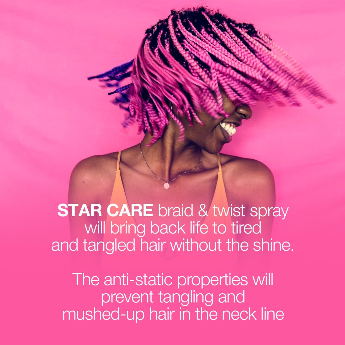 Star Care Brazilian Remi 24 Hour Hold Anti-Static Detangler Spray (Braid & Twist Spray) Beauty & Personal Care STAR CARE
