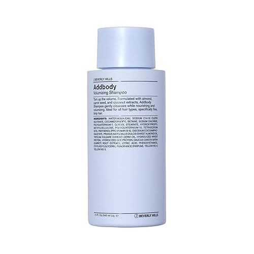 J Beverly Hills Blue Addbody Volumizing Shampoo with Vitamin E Oil for Strong Hair, 12 Oz Beauty & Personal Care J Beverly Hills
