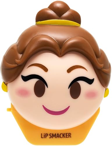 Lip Smacker Disney Beauty And The Beast Belle Emoji Flavored Lip Balm, Belle, Last Rose Petal, Clear, For Kids Beauty & Personal Care Lip Smacker