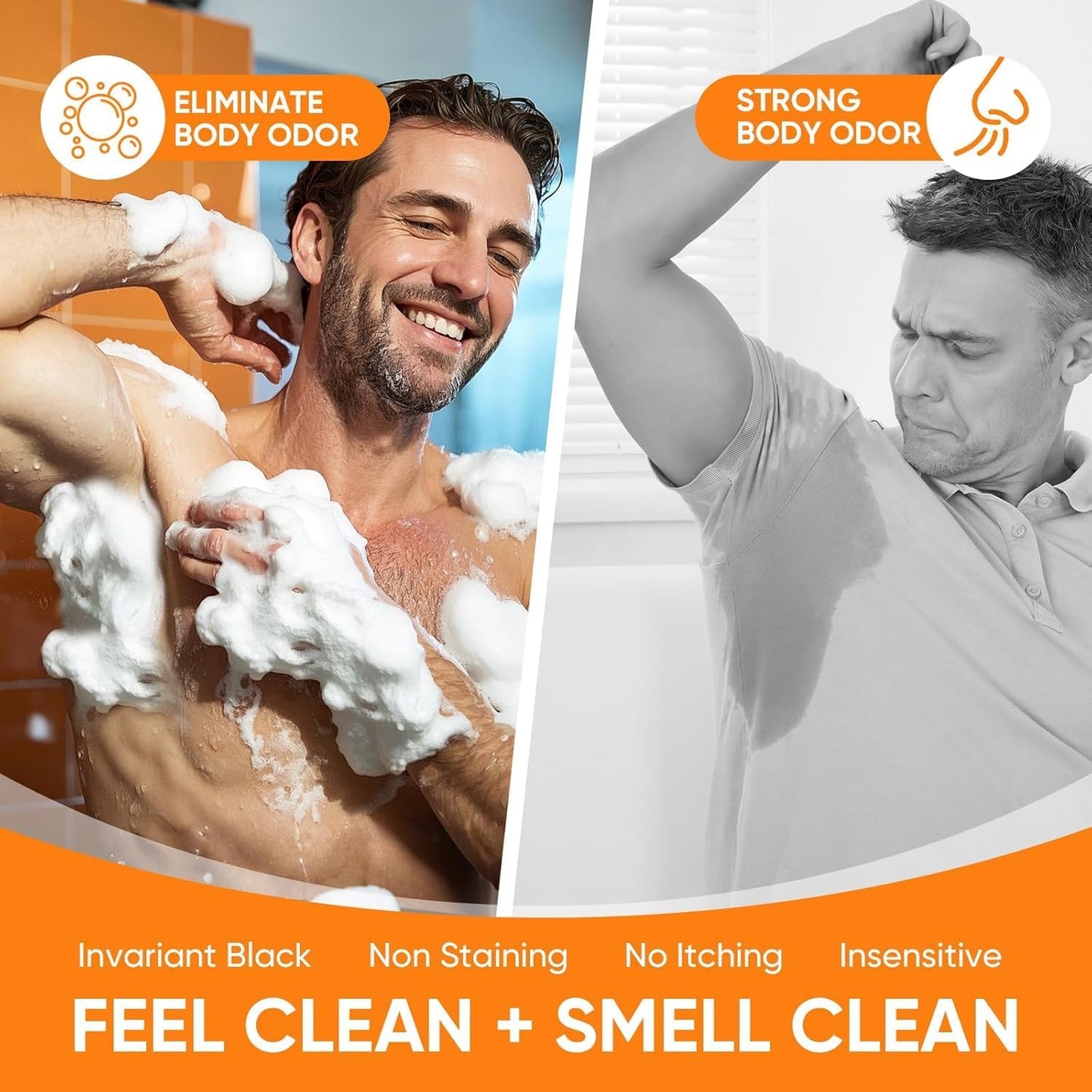 GPP Persimmon Soap Bar for Body Odor Control: 2 PCS Natural Body Wash Soap for for Old People Smell Eliminating Body Odor, Purifying Deodorizing Odor Beauty and Personal Care GPP